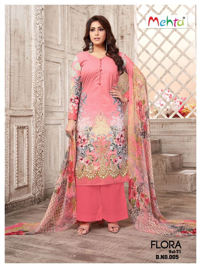 Mehta Flora Vol 71 Daily Wear Wholesale Printed Cotton Dress Material